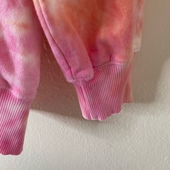 AR-33 Tie Dye Sherbert Orange Pink Sweatshirt Size L - Picture 6 of 8
